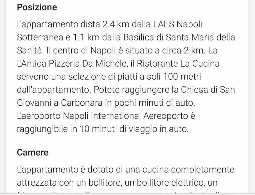 Emyesabi Leilighet Napoli Eksteriør bilde